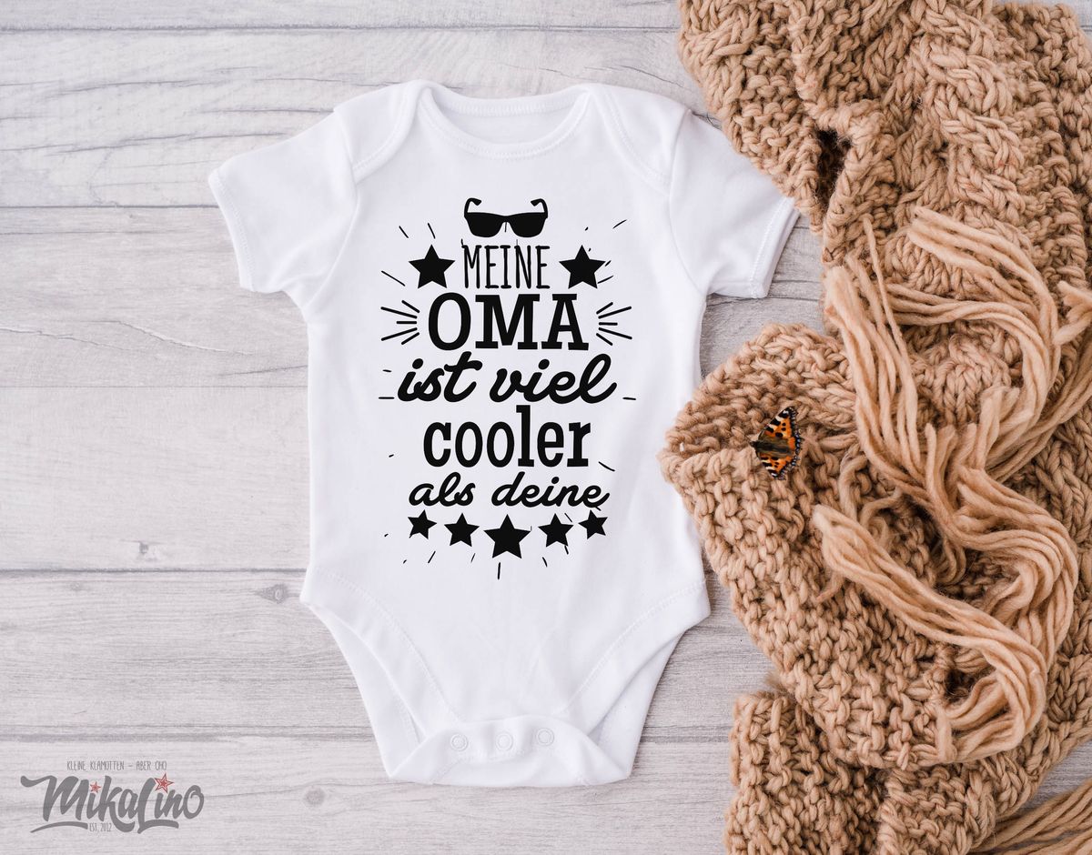 Babybody Mit Tanten-Spruch - Bio-Baumwolle Handbedruckt In Deutschland