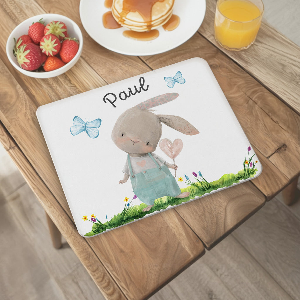 Cute Rabbit with Butterflies Kids Placemat