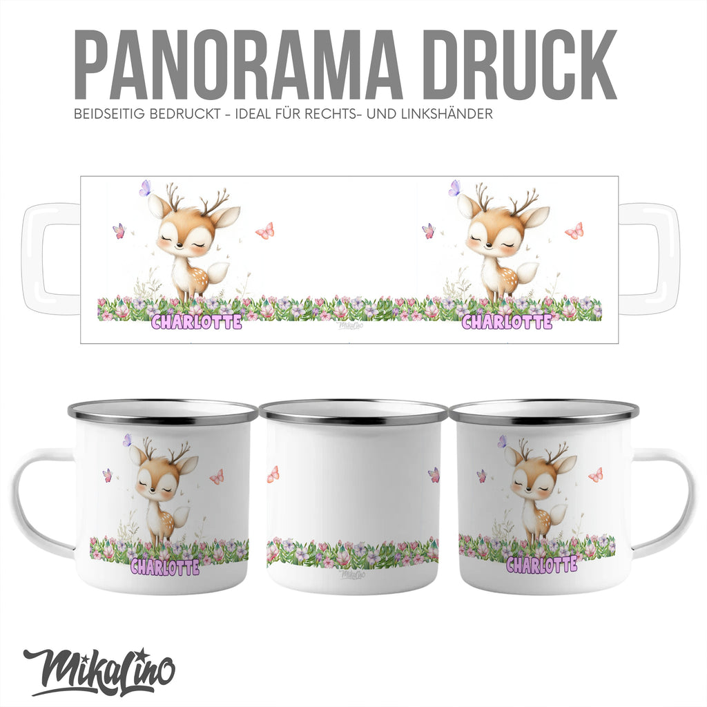Personalized Deer Print Panorama Mug product type