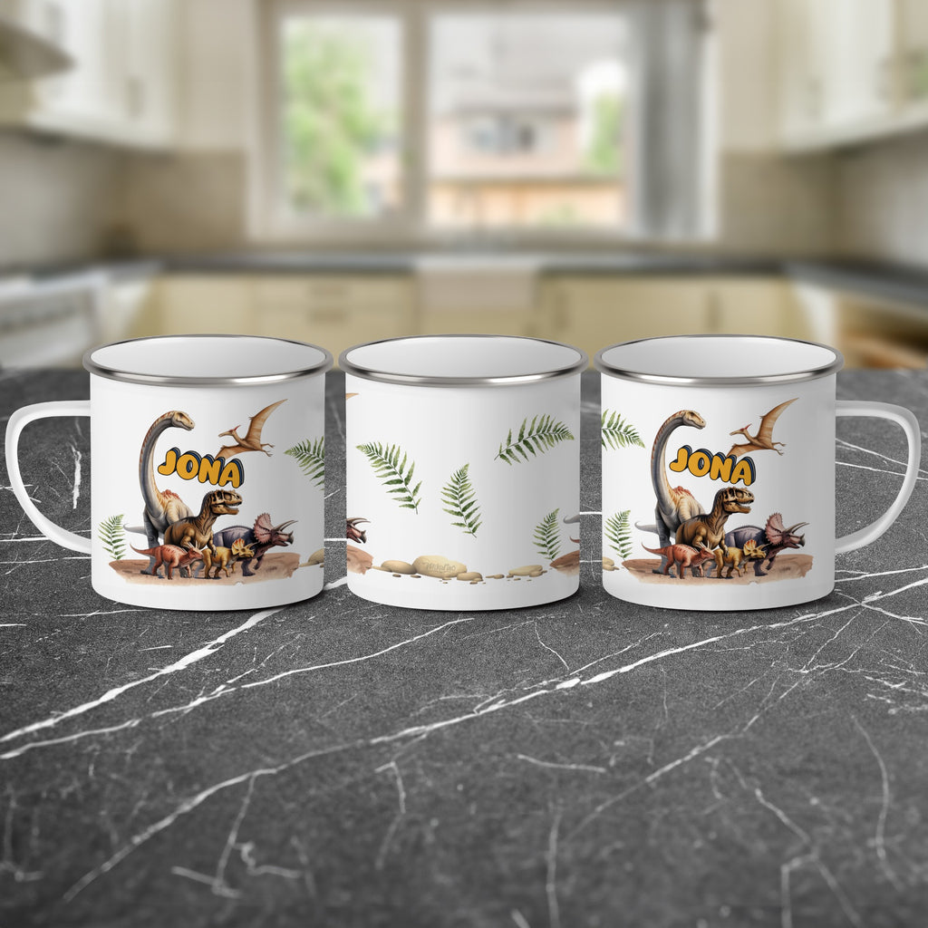 Dinosaur Design Personalized Custom Name Mug Product