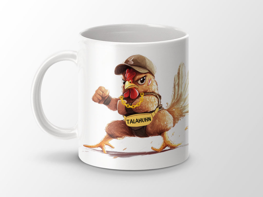 Keramik Tasse Talahuhn lustiger Hahn Design - von Mikalino