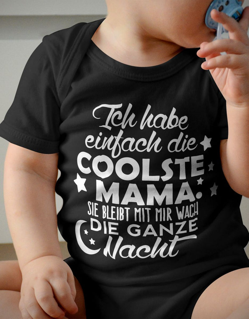 Babybody kurzarm Ich habe einfach die coolste Mama - von Mikalino