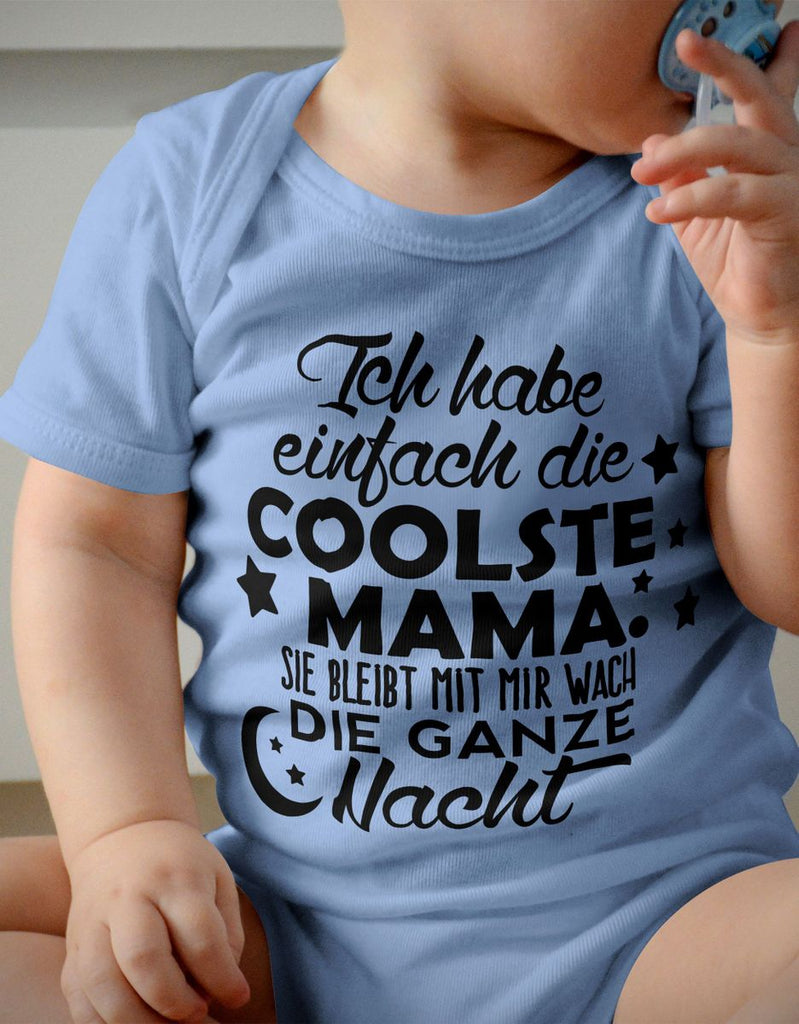 Babybody kurzarm Ich habe einfach die coolste Mama - von Mikalino