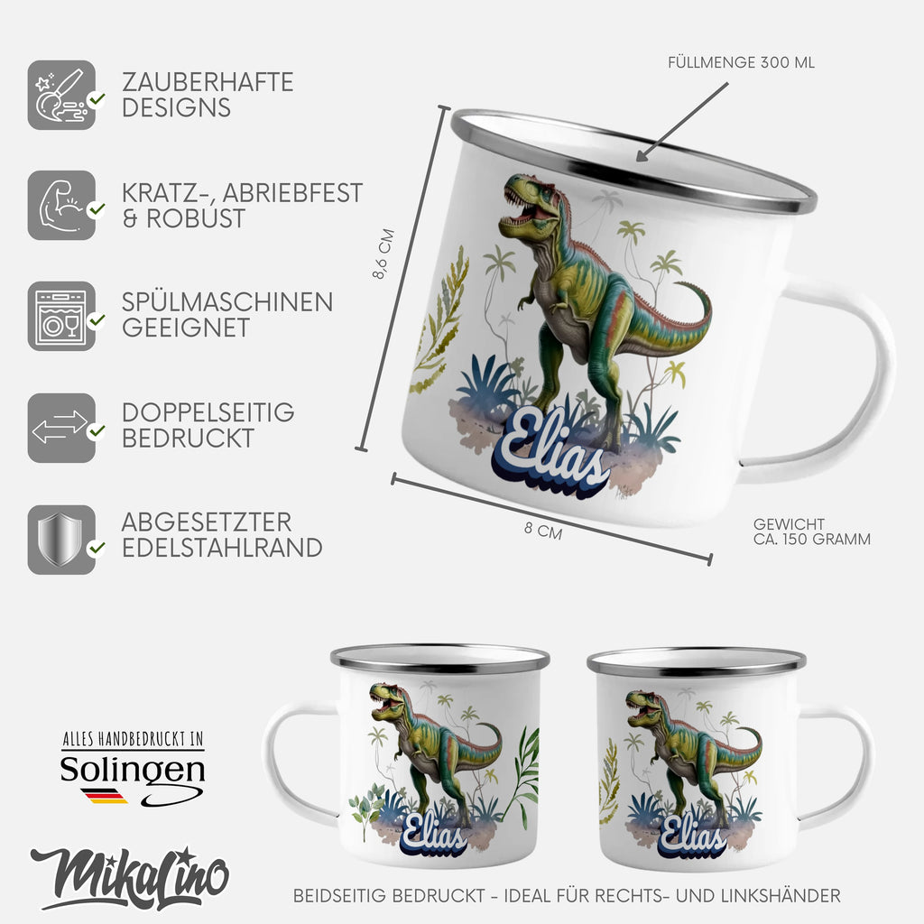 Personalized Dinosaur Mug Elias Design Coffee Mug Product