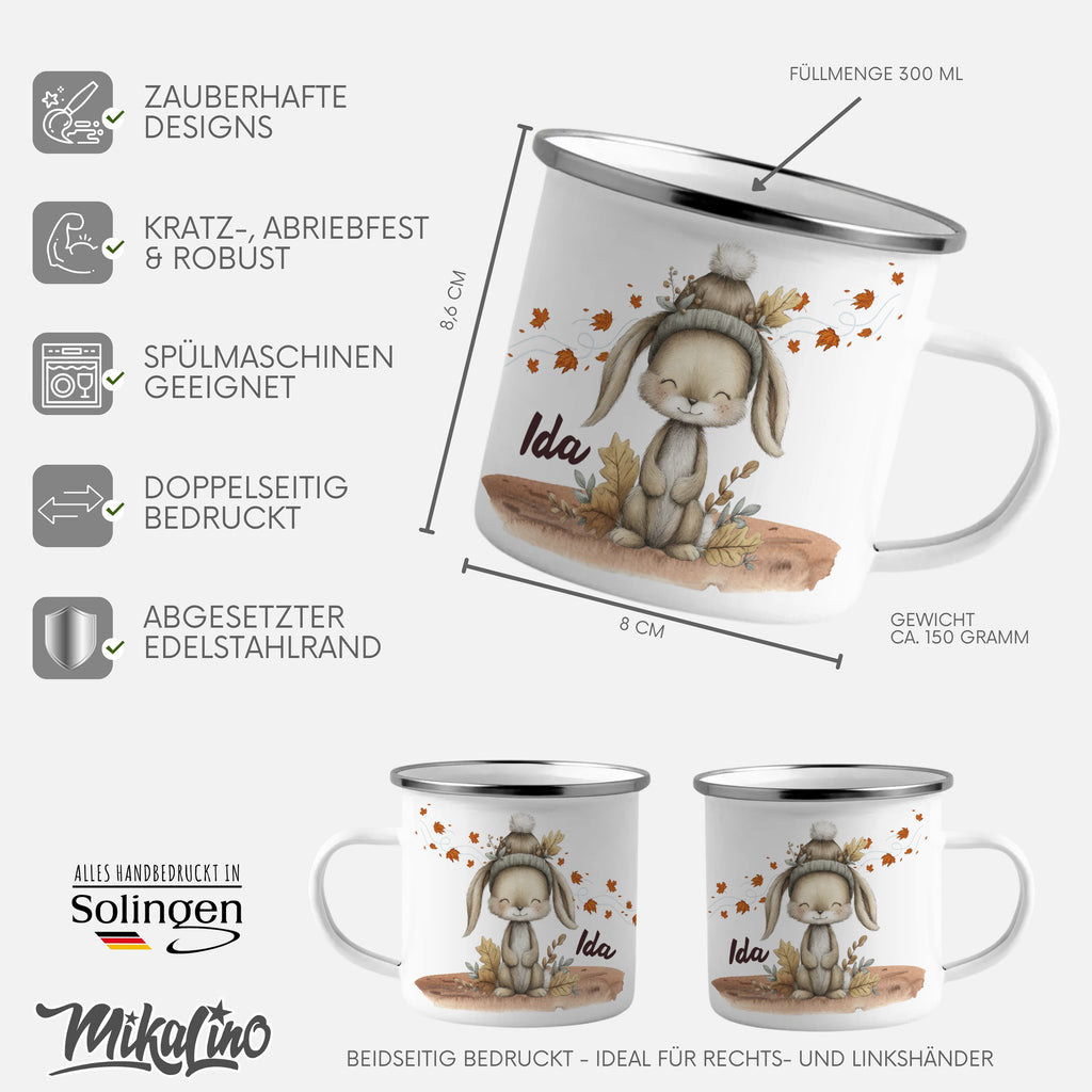 Adorable Bunny Illustration Children Mug Product Type