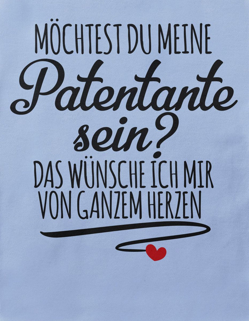 Mikalino Baby / Kinder T-Shirt mit Spruch für Jungen Mädchen Unisex kurzarm Möchtest du meine Patentante sein | handbedruckt in Deutschland | Handmade with love - von Mikalino