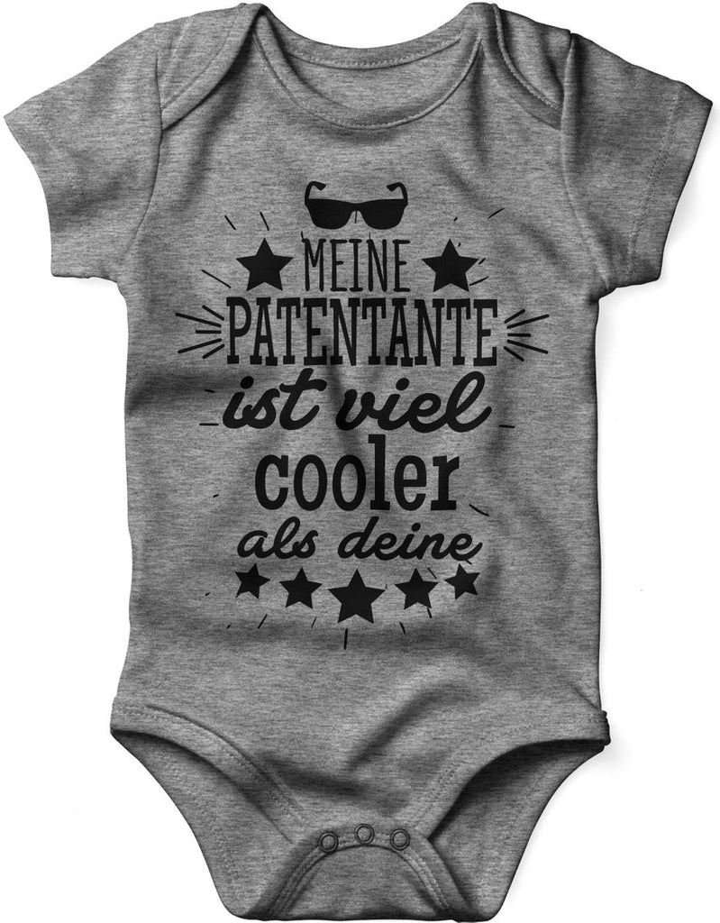 Babybody kurzarm Meine Patentante ist viel cooler als deine v2 - von Mikalino