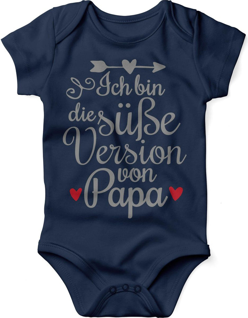 Babybody kurzarm Ich bin die süße Version von Papa - von Mikalino