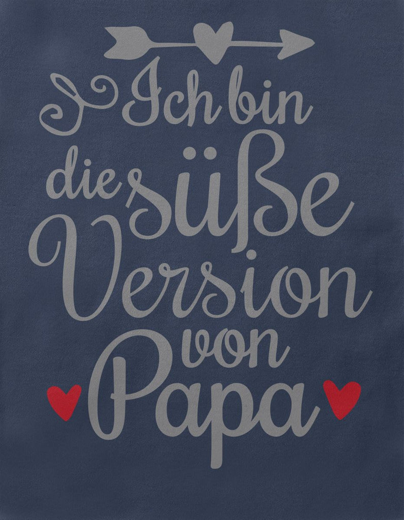 Babybody kurzarm Ich bin die süße Version von Papa - von Mikalino