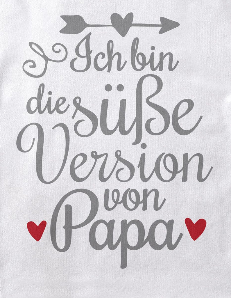 Babybody kurzarm Ich bin die süße Version von Papa - von Mikalino