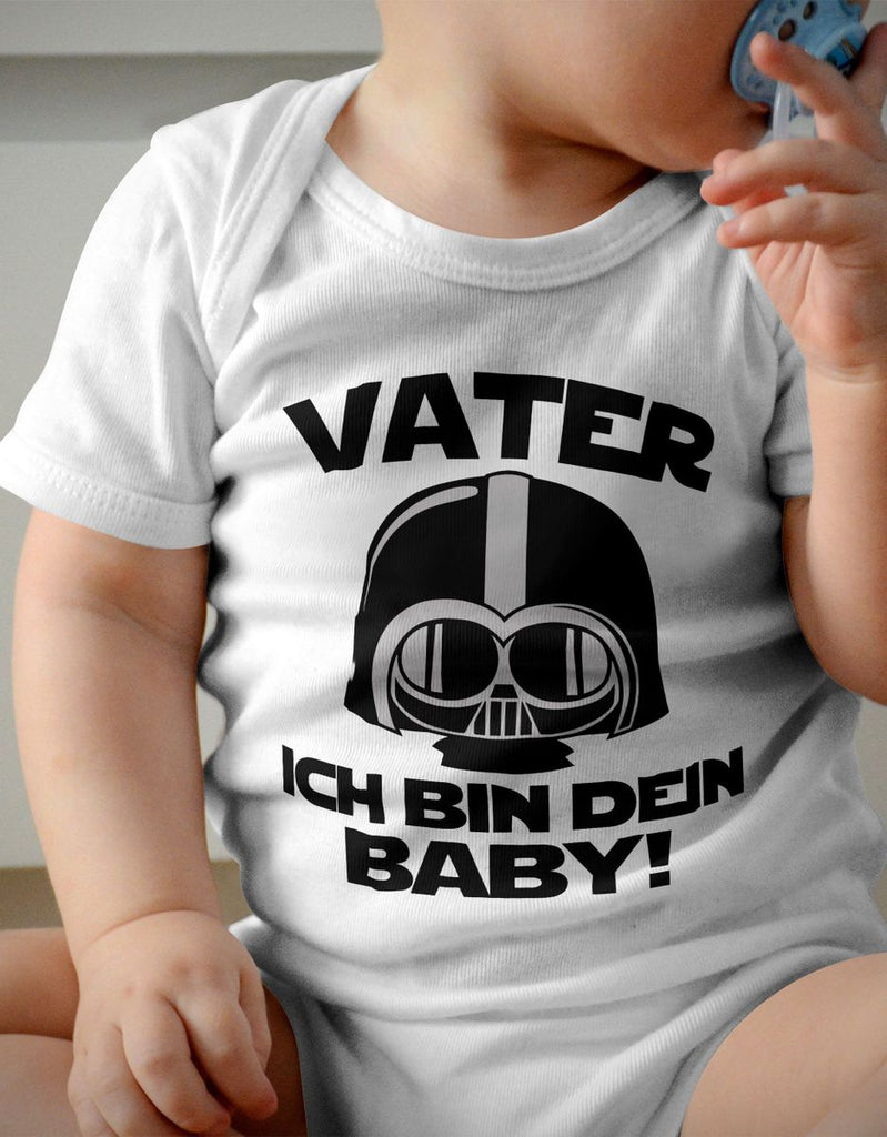 Babybody kurzarm Vater - ich bin Dein Baby! - von Mikalino