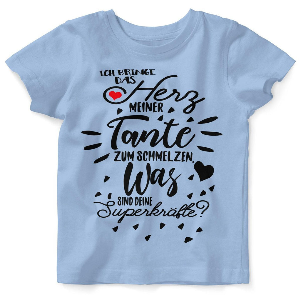 Baby / Kinder T-Shirt Ich bringe das Herz meiner Tante zum schmelzen - von Mikalino