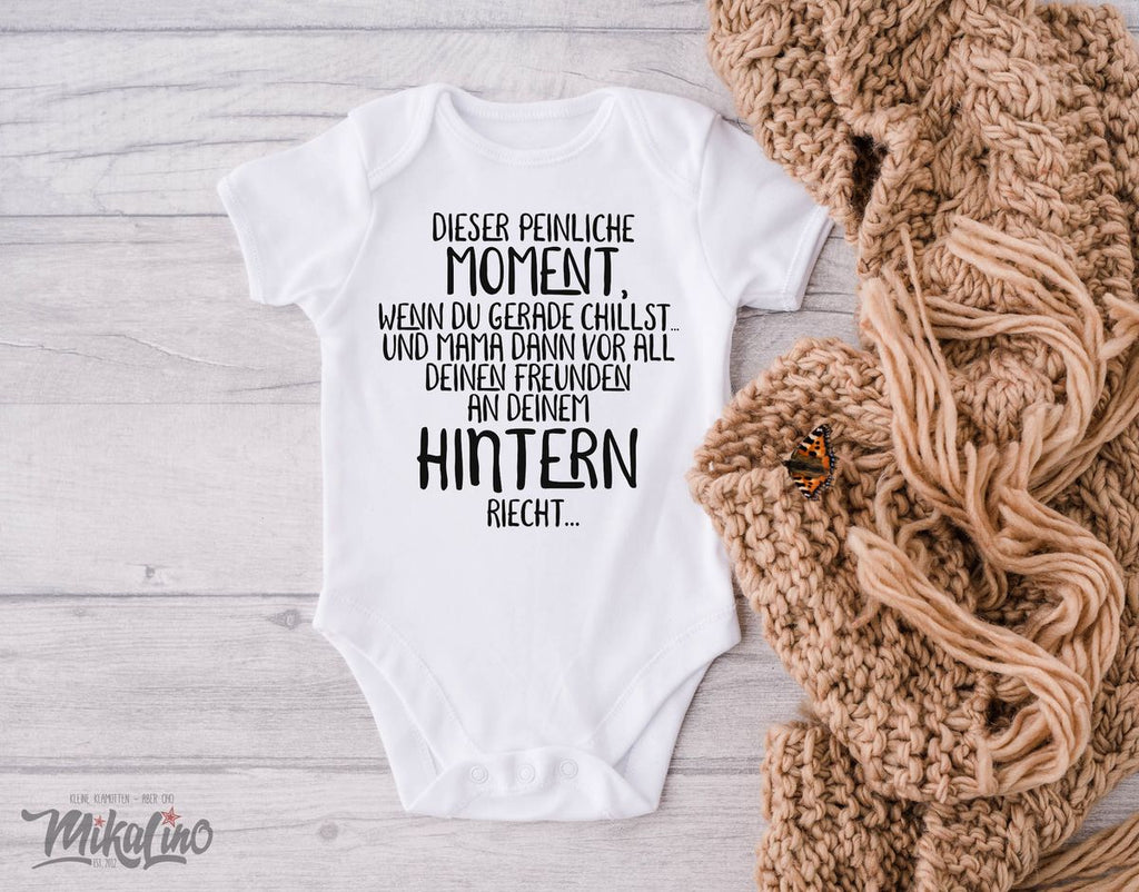 Babybody kurzarm Dieser peinliche Moment... - von Mikalino