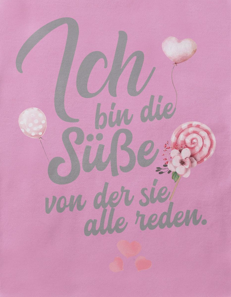 Baby / Kinder T-Shirt kurzarm Ich bin die Süße von der sie alle reden - von Mikalino