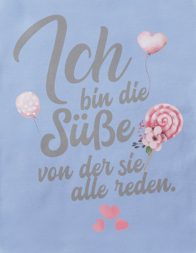 Baby / Kinder T-Shirt kurzarm Ich bin die Süße von der sie alle reden - von Mikalino