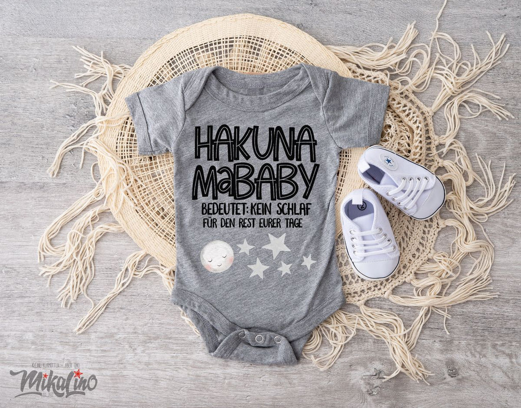 Babybody kurzarm Hakuna MaBaby - von Mikalino