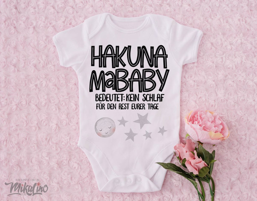 Babybody kurzarm Hakuna MaBaby - von Mikalino