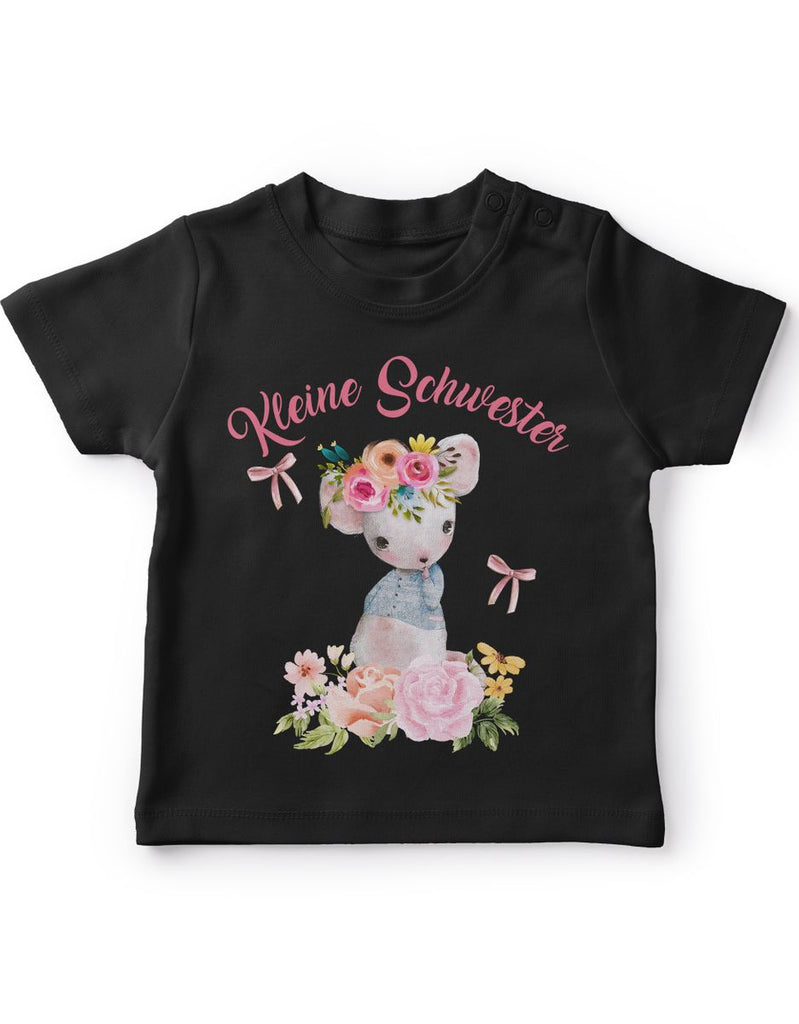 Baby / Kinder T-Shirt kurzarm Die Kleine Schwester - von Mikalino