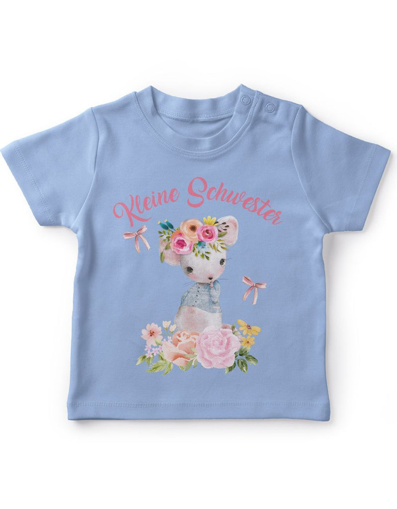 Baby / Kinder T-Shirt kurzarm Die Kleine Schwester - von Mikalino