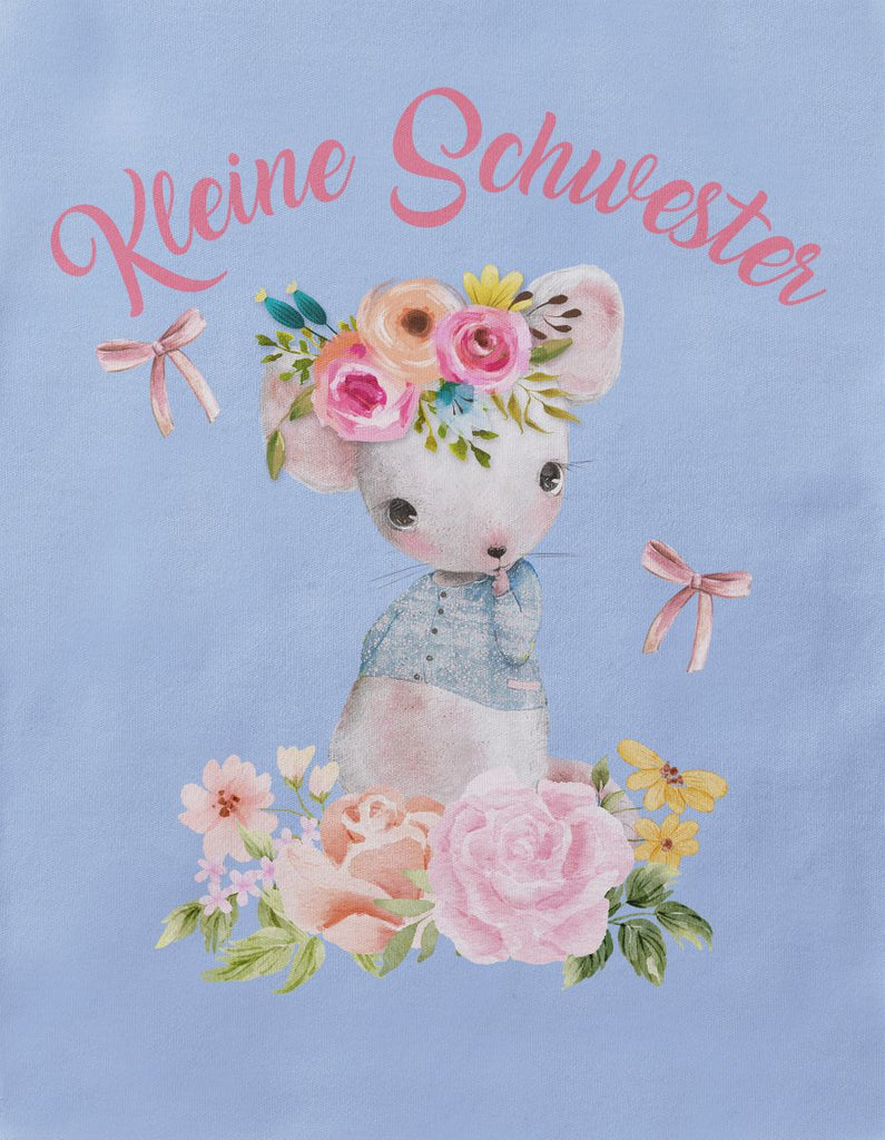 Baby / Kinder T-Shirt kurzarm Die Kleine Schwester - von Mikalino