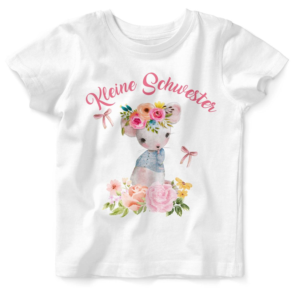 Baby / Kinder T-Shirt kurzarm Die Kleine Schwester - von Mikalino