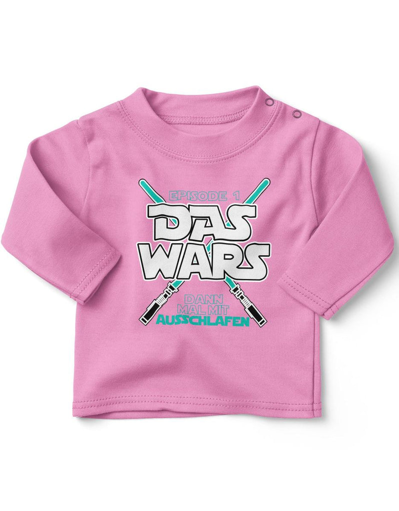 Baby / Kinder Longsleeve langarm Das wars dann mal mit Ausschlafen - von Mikalino