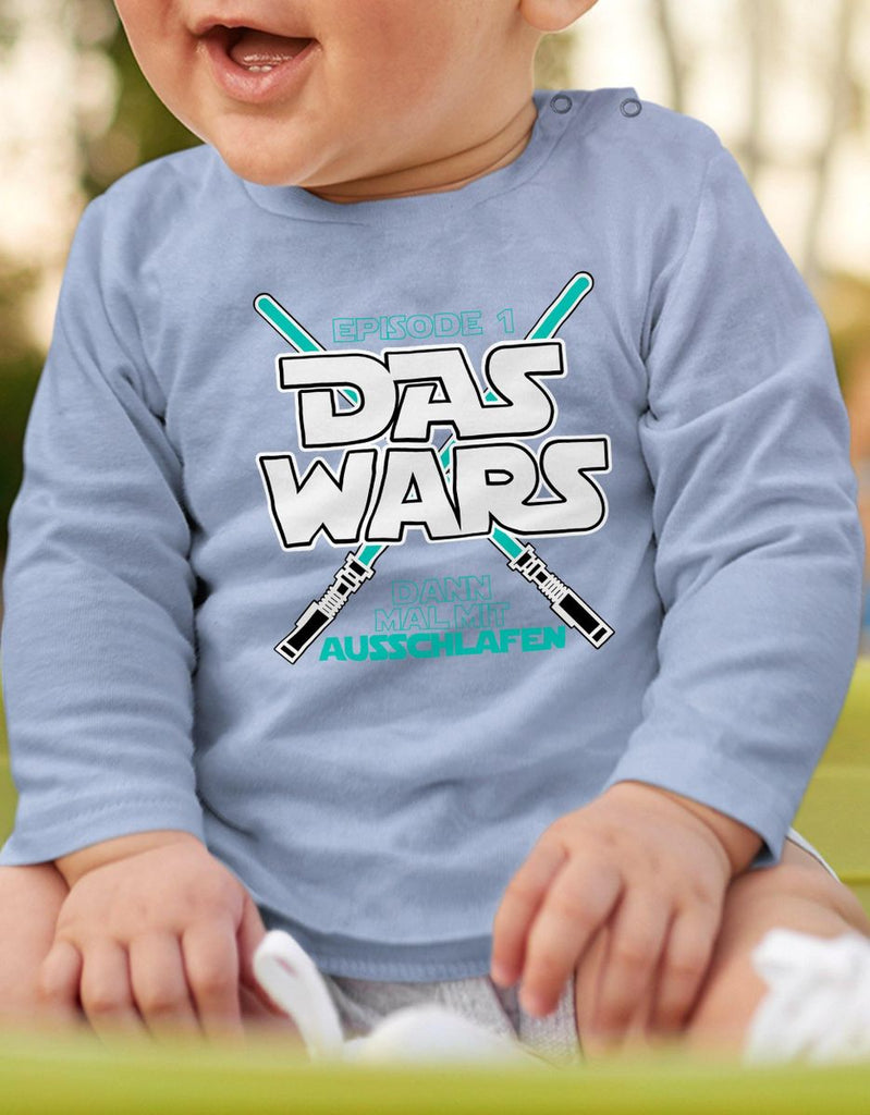 Baby / Kinder Longsleeve langarm Das wars dann mal mit Ausschlafen - von Mikalino