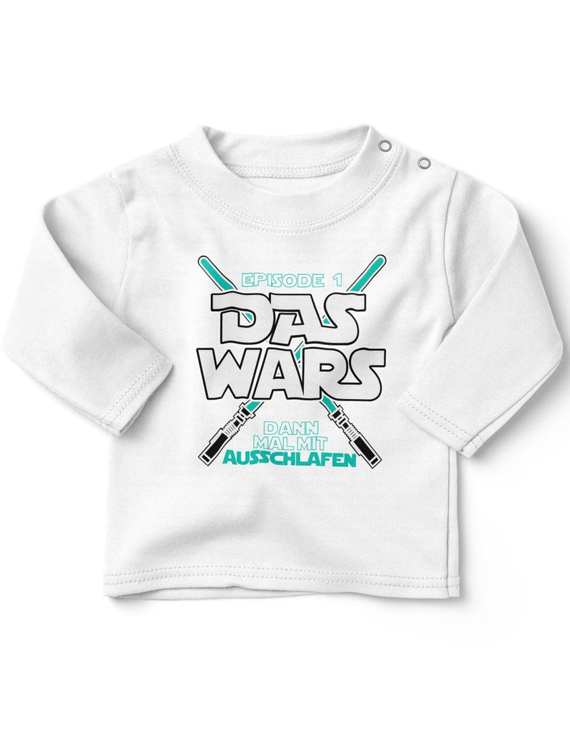 Baby / Kinder Longsleeve langarm Das wars dann mal mit Ausschlafen - von Mikalino