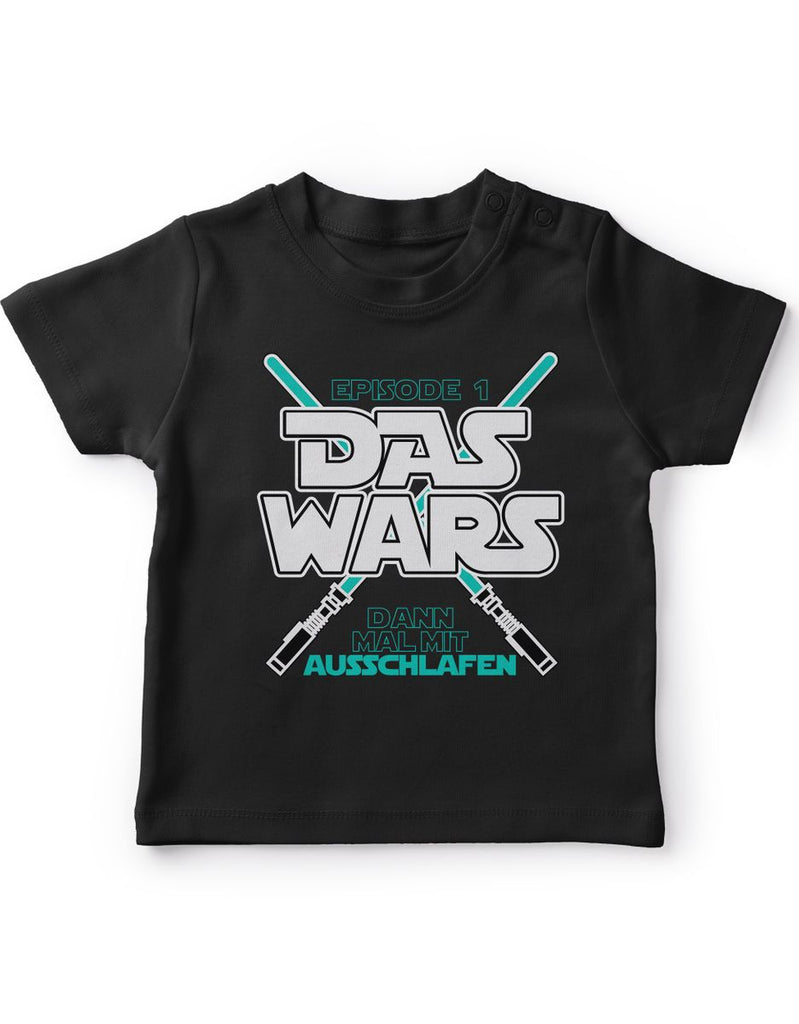 Baby / Kinder T-Shirt kurzarm Das wars dann mal mit Ausschlafen - von Mikalino