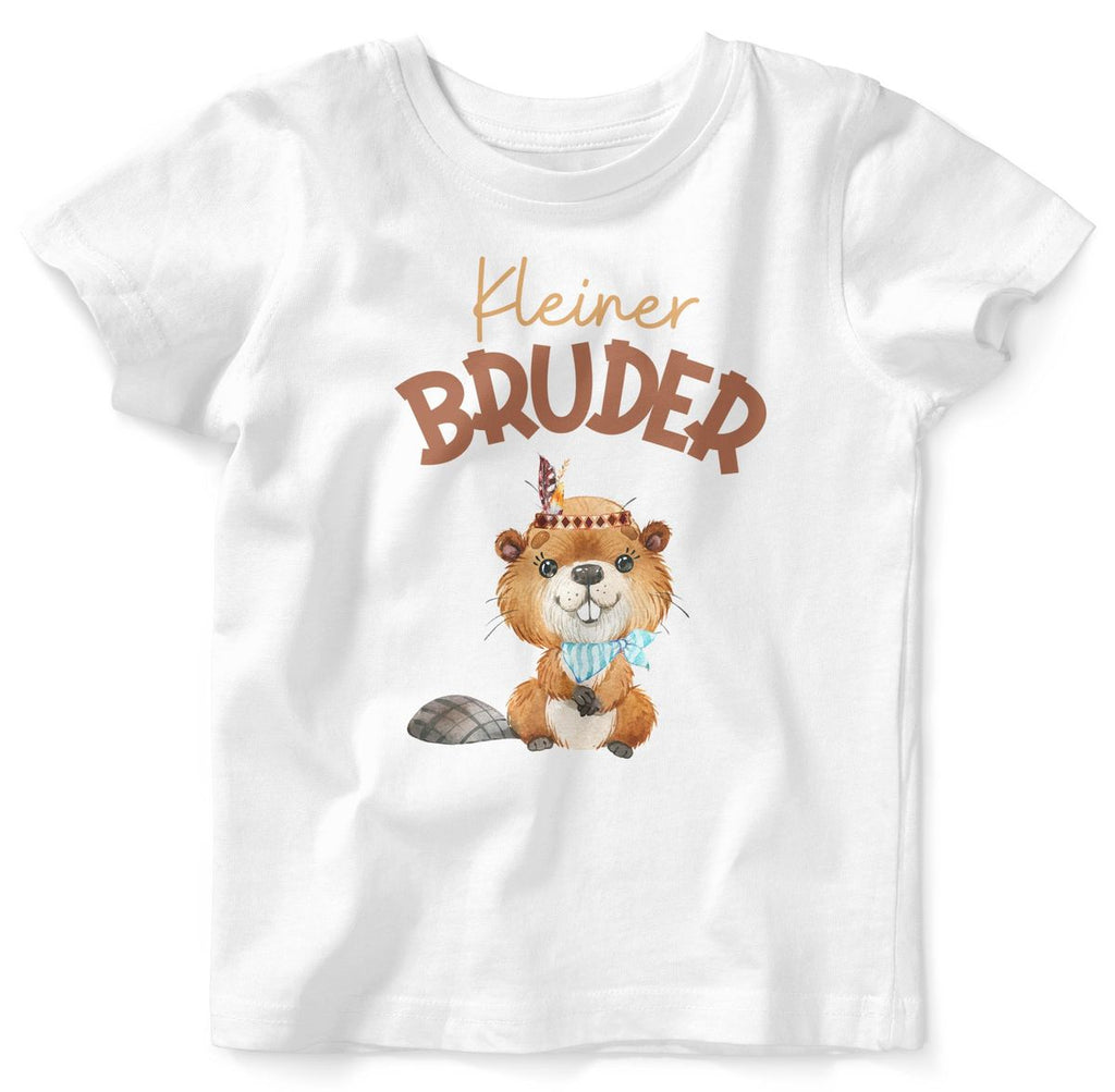 Baby / Kinder T-Shirt kurzarm Kleiner Bruder Bieber - von Mikalino