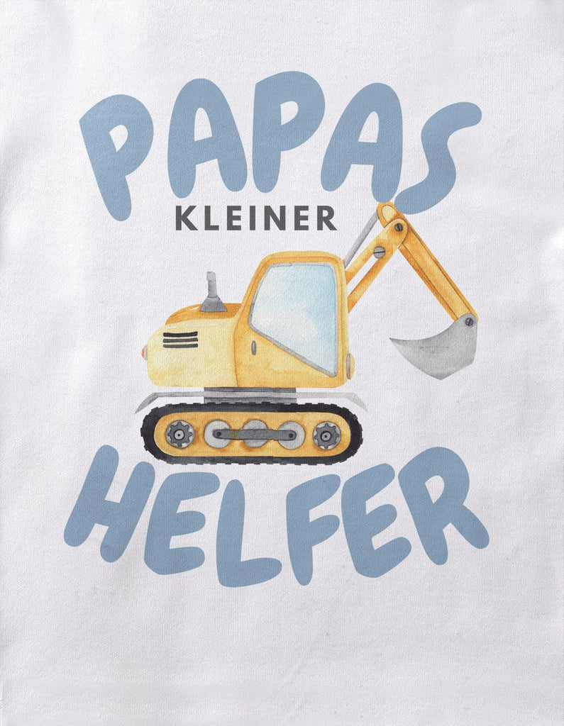 Babybody kurzarm Papas kleiner Helfer v2 - von Mikalino