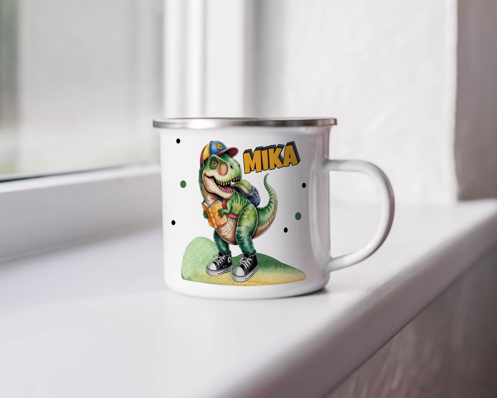 Personalized Dinosaur Design Kids Mug product