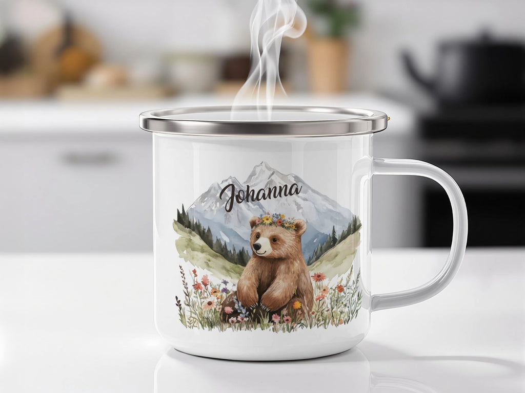 Personalized Bear Illustration Coffee Mug product type
