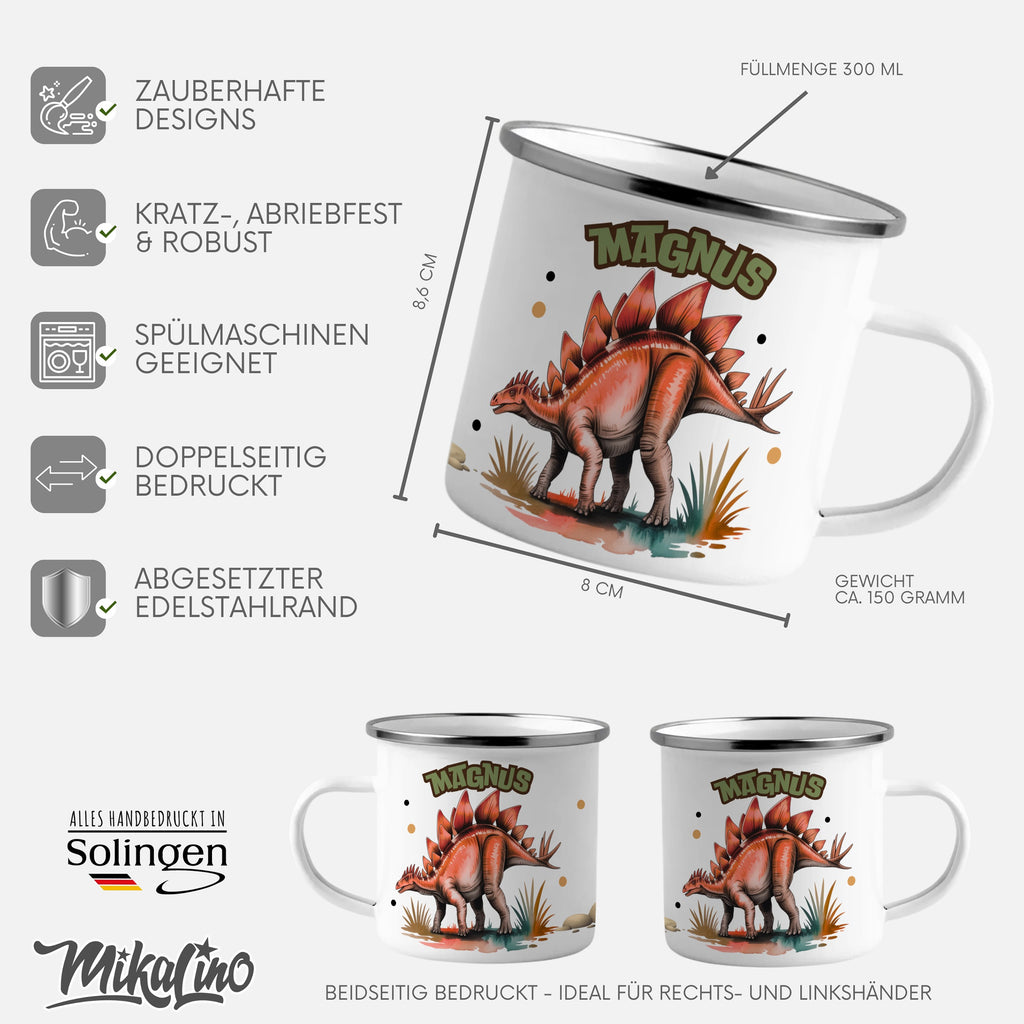 Stegosaurus Dinosaur Design Printed Mug product