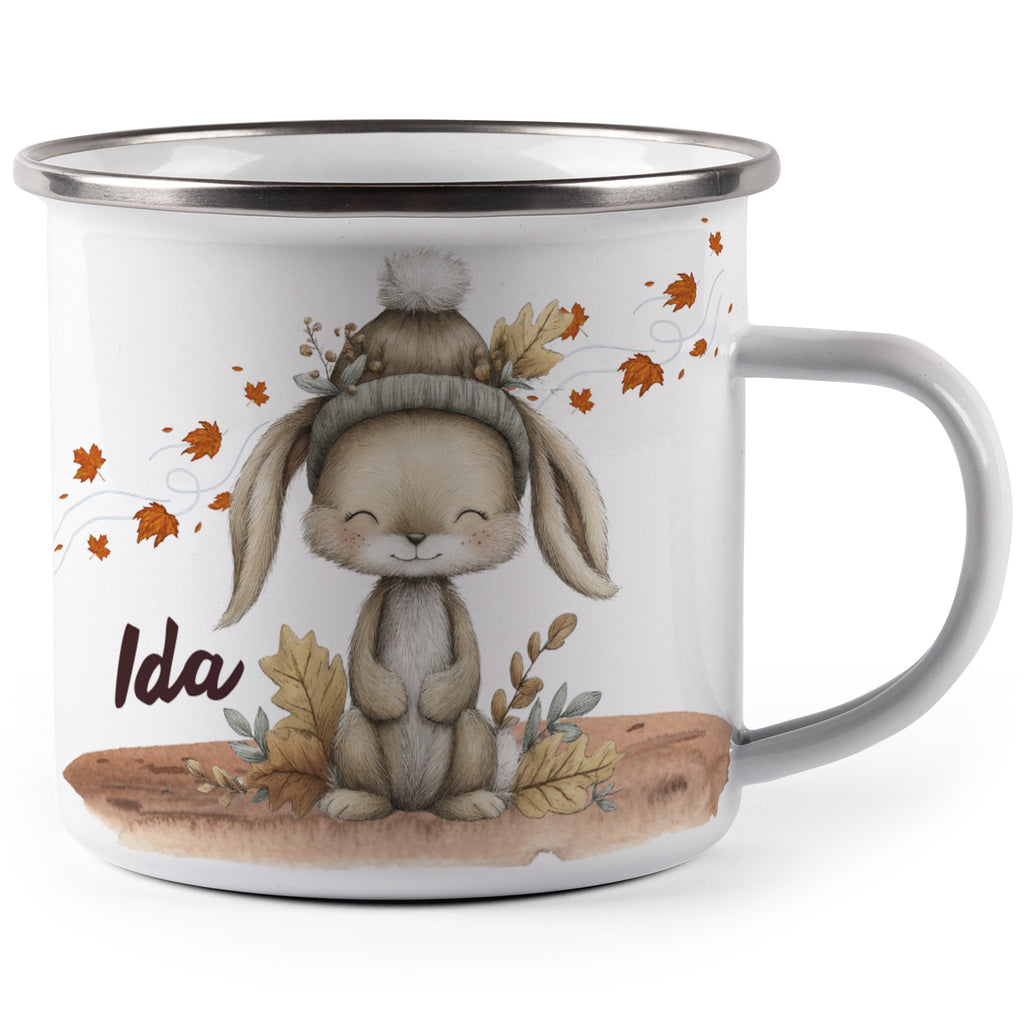 Delightful Autumn Bunny Personalized Mug Product