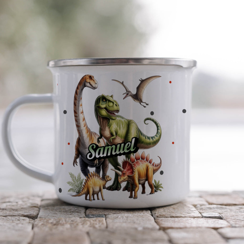 Personalized Dinosaur Kids Name Mug product