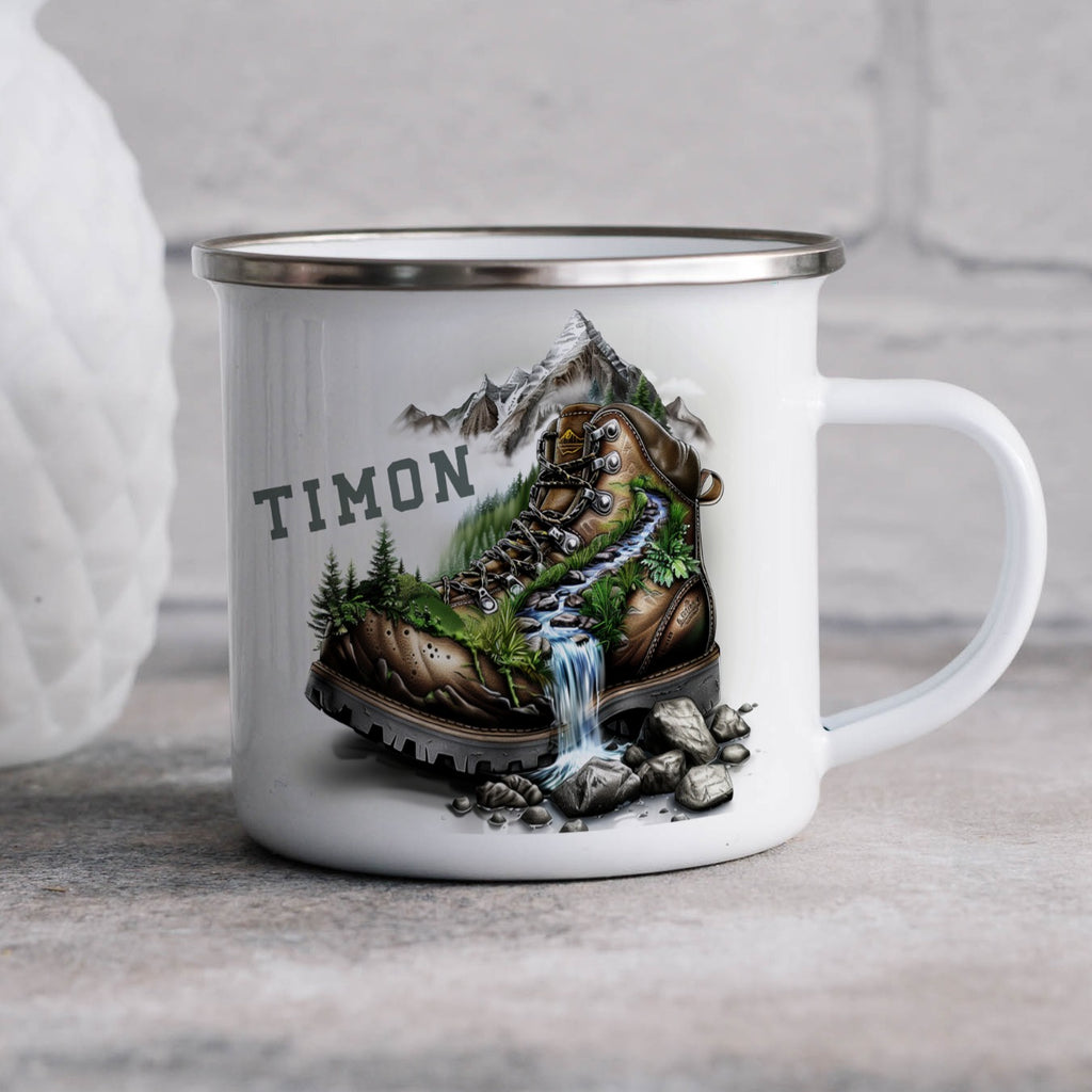 Personalized Timon Hiking Boot Mug Camping product