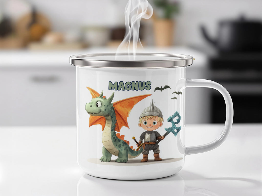 Personalized Viking and Dragon Kids Mug product type