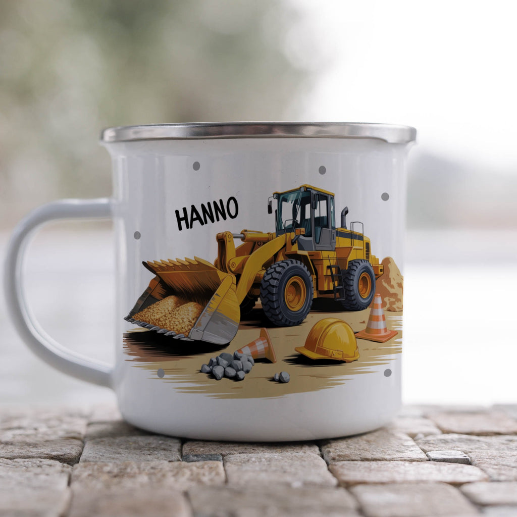 Construction Vehicle Themed Design on Mug product