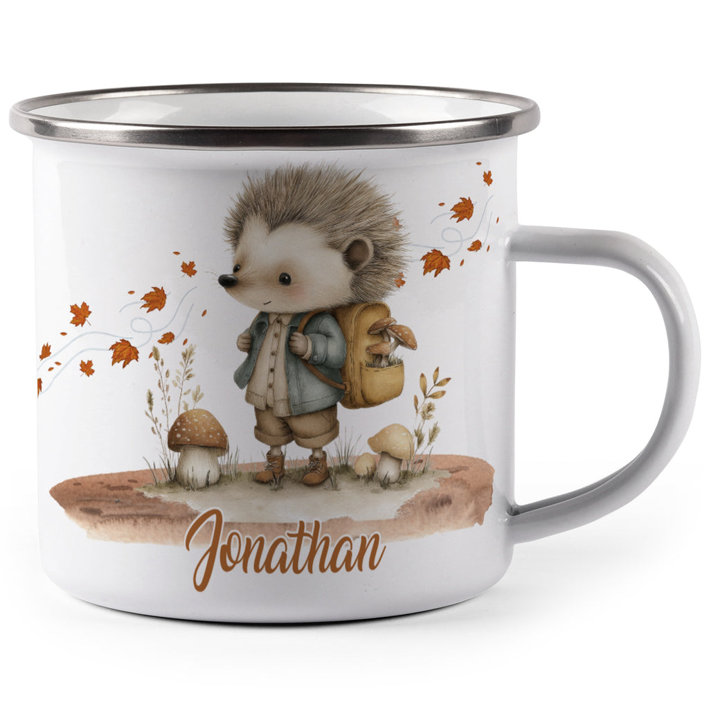 Autumn Hedgehog Customized Camping Mug product