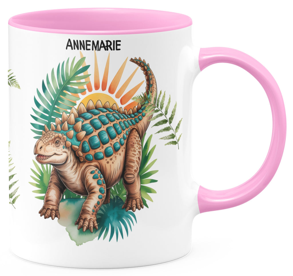 Personalized Dinosaur Mug with Name Annemarie product type