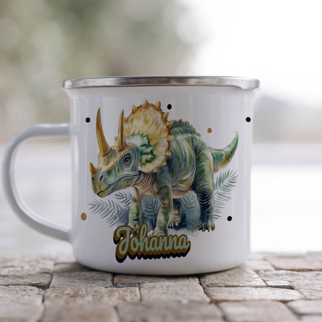 Personalized Dinosaur Mug with Name Johanna product type