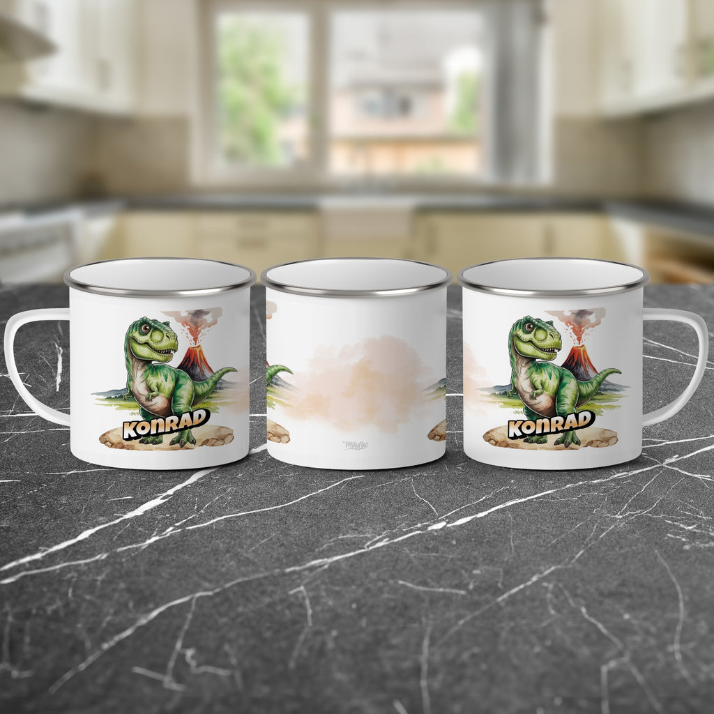 Personalized Dinosaur Theme Name Mug product type