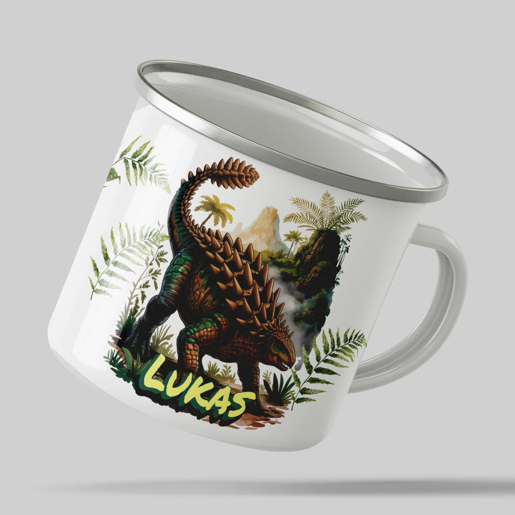 Dinosaur Adventure Forest Themed Custom Mug Product