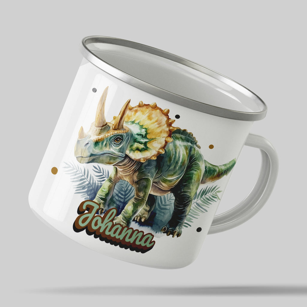 Johanna Triceratops Dinosaur Mug with Handle product