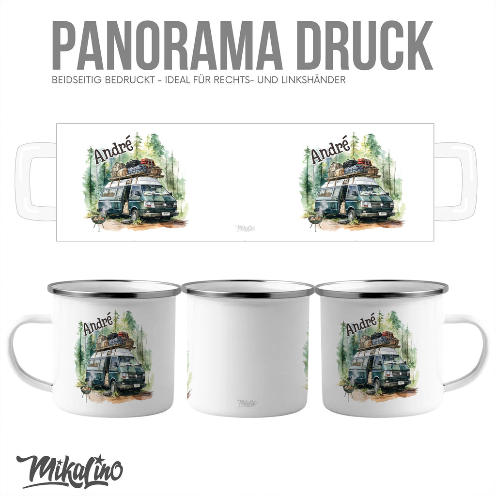 Custom Retro Camper Design White Mug product type