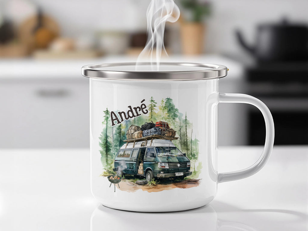 Beautiful Camper Van Scenic Design Coffee Mug product