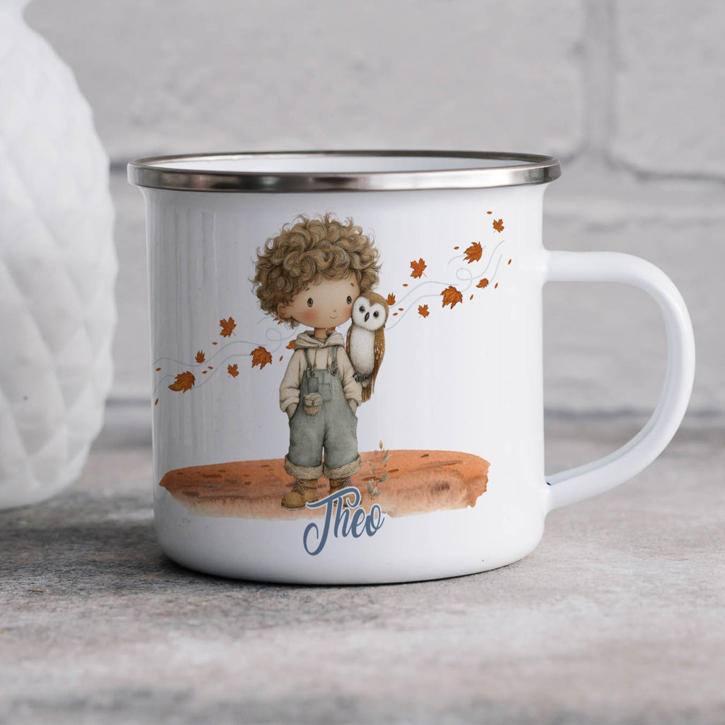 Adorable Child with Owl Personalized Mug product