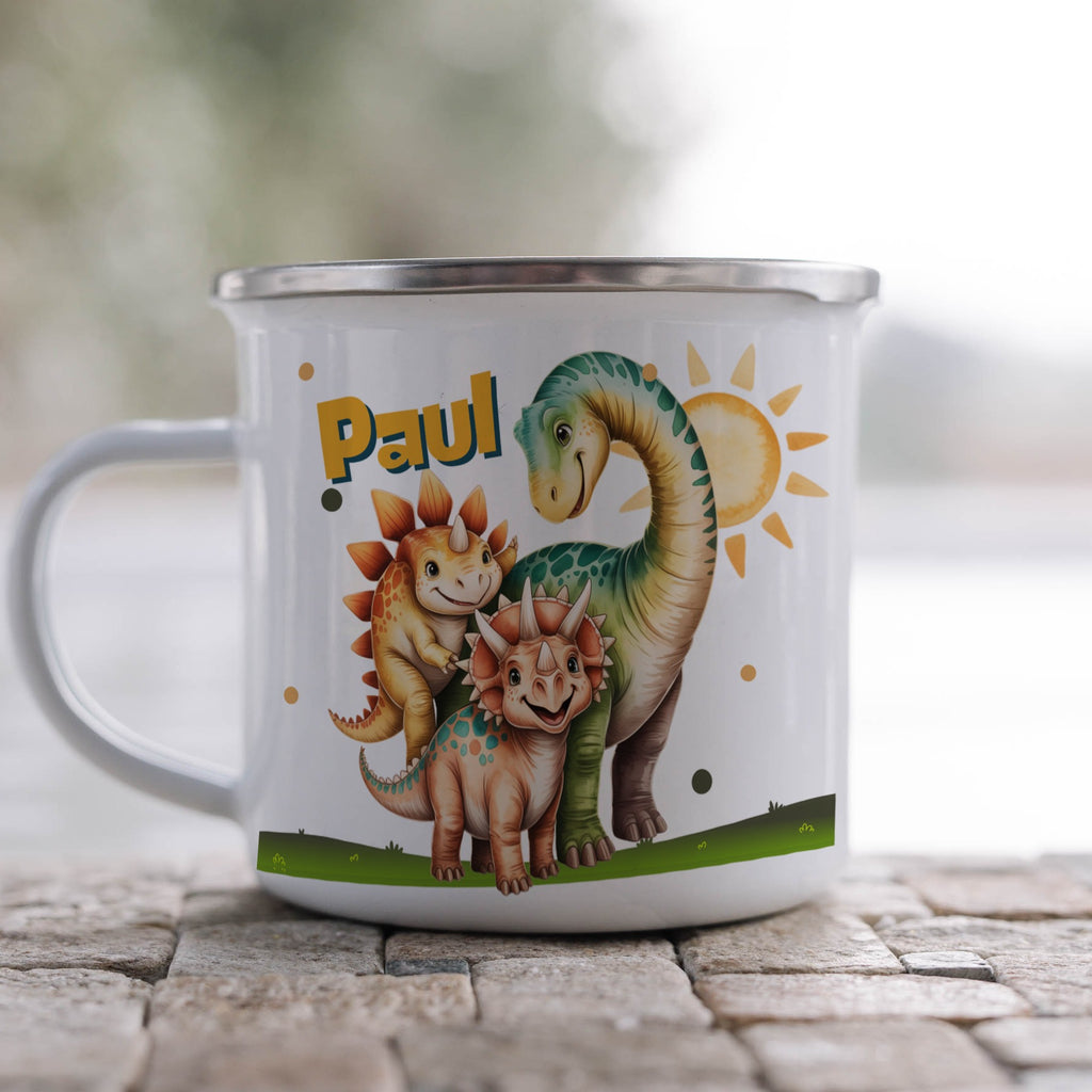Adorable Cartoon Dinosaurs Paul Mug product