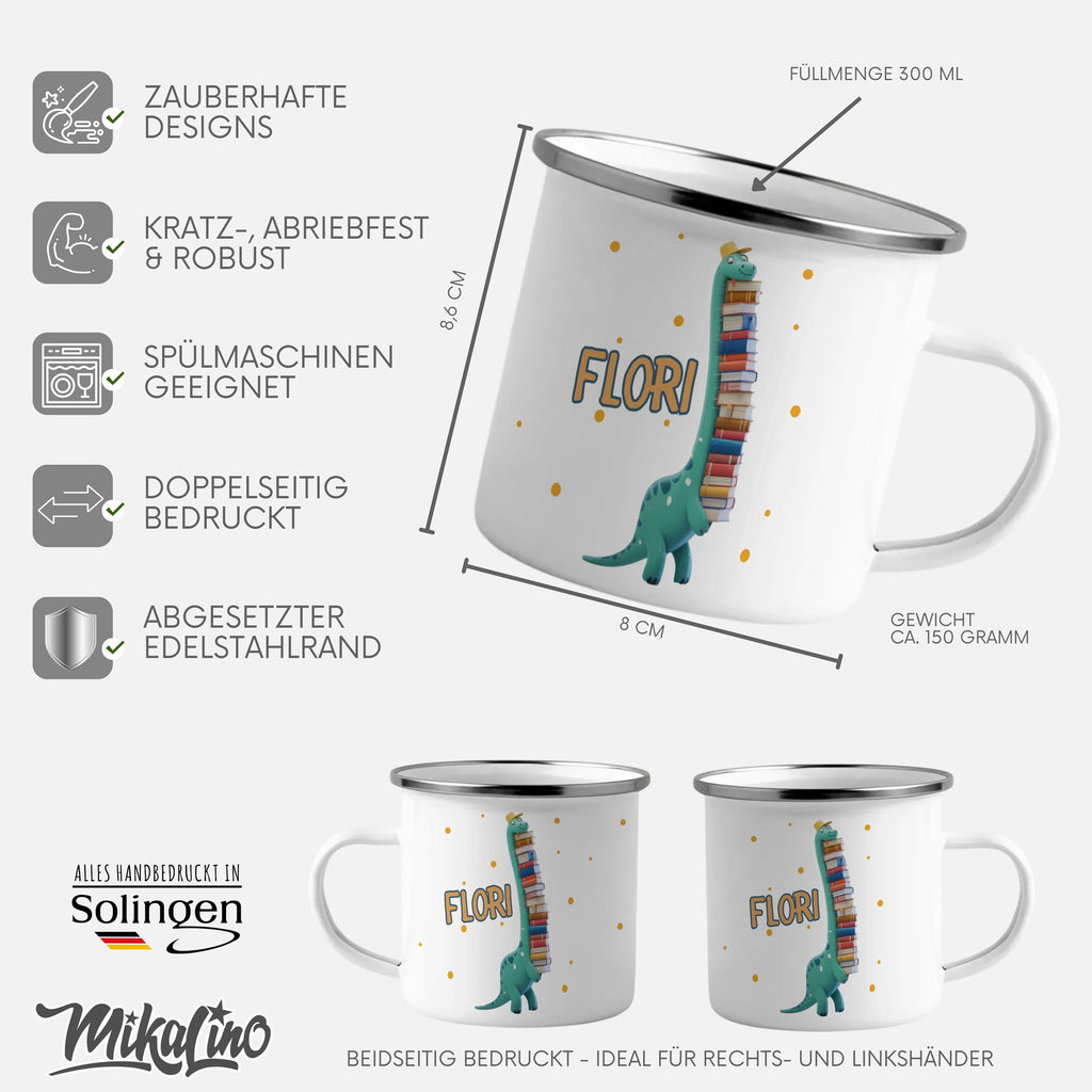 Dinosaur Themed Stainless Steel Mug Product